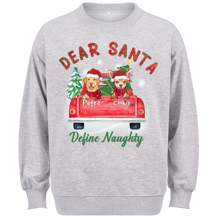 Dear Santa - Personalized Custom Christmas Sweatshirt