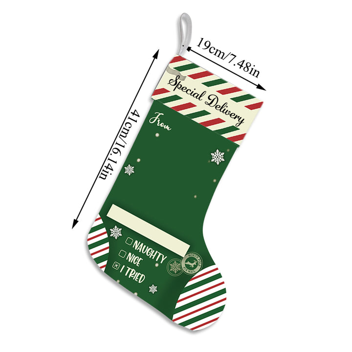 Special Delivery To Santa - Personalized Christmas Stocking Dogs