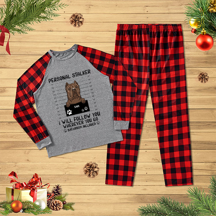 Personal Stalker - Personalized Custom Christmas Pajama Set