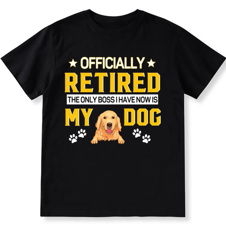 Officially Retired 2 - Personalized Custom Unisex T-shirt