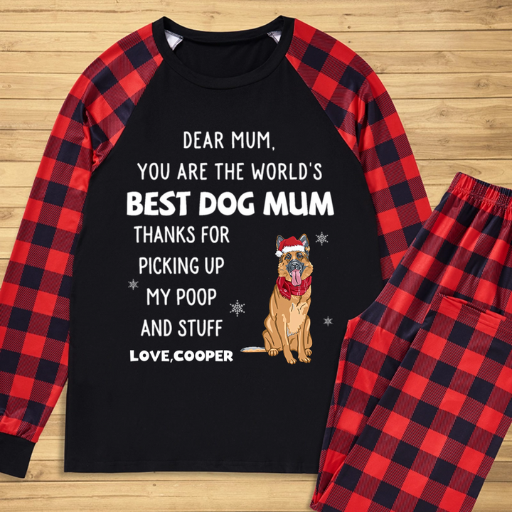 Thank You Dad/Mom - Personalized Custom Christmas Pajama Set