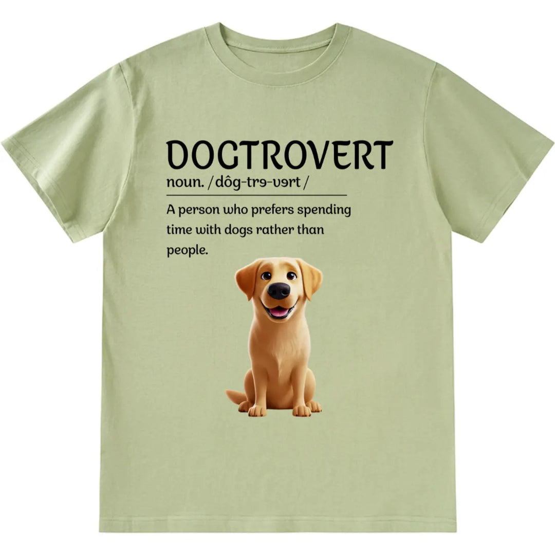 I'm a Dogtrovert - Personalized Custom Unisex T-shirt