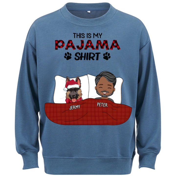 This Is My Christmas Pawjama - Personalized Custom Sweatshirt