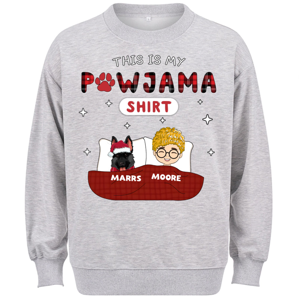 Pet Pawjama Shirt Pet Version - Personalized Custom Christmas Sweatshirt