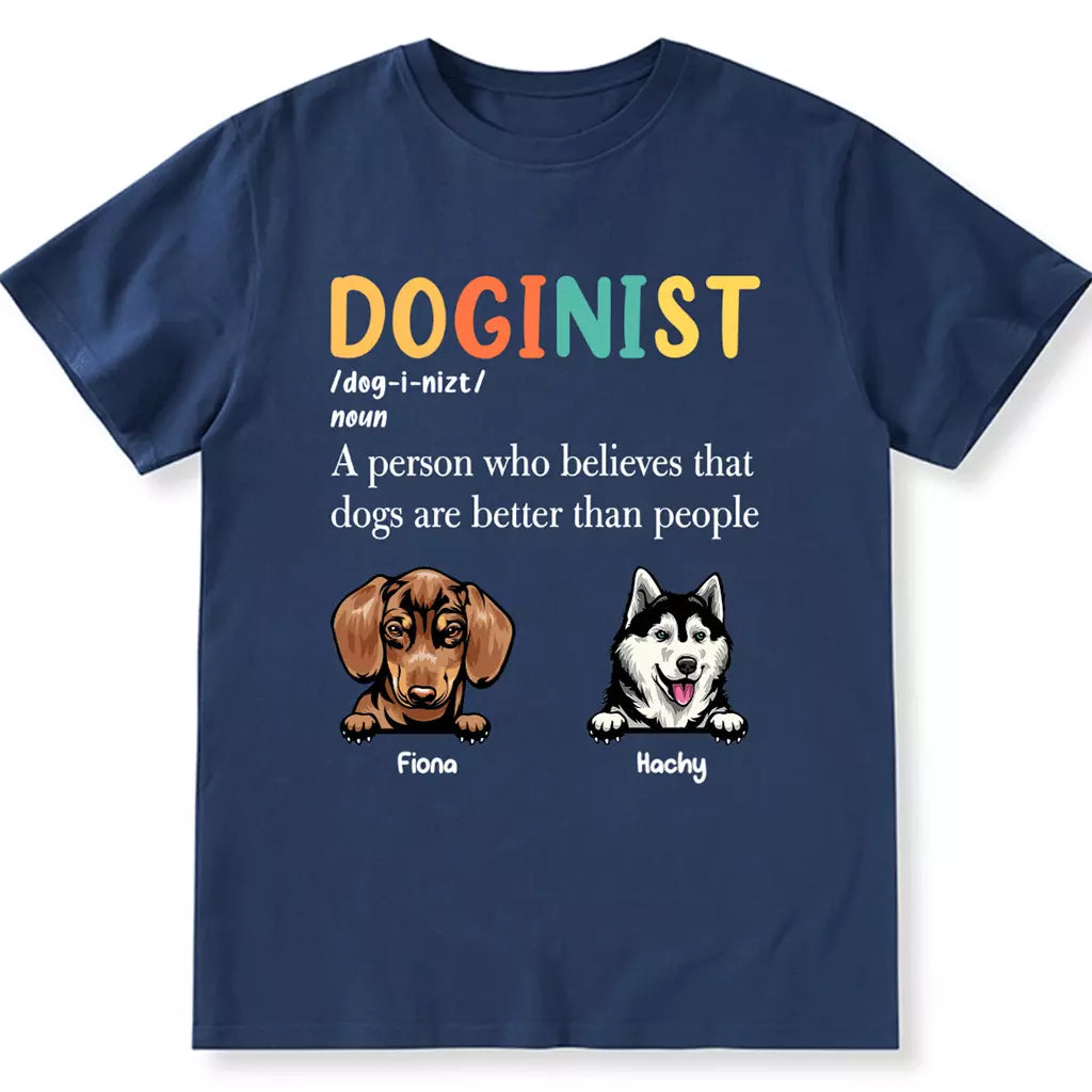 Colorful Doginist - Personalized Custom Unisex T-shirt