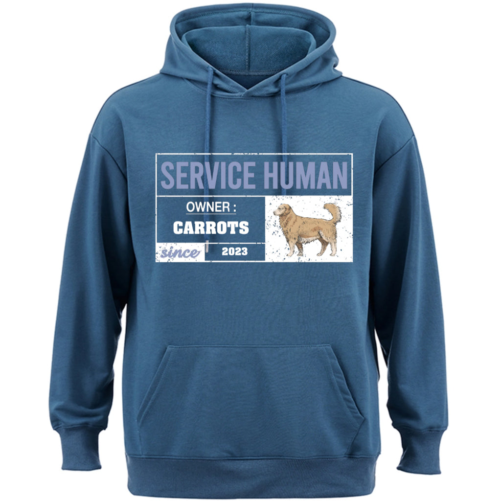 Service Human Logo 4 - Personalized Custom Hoodie