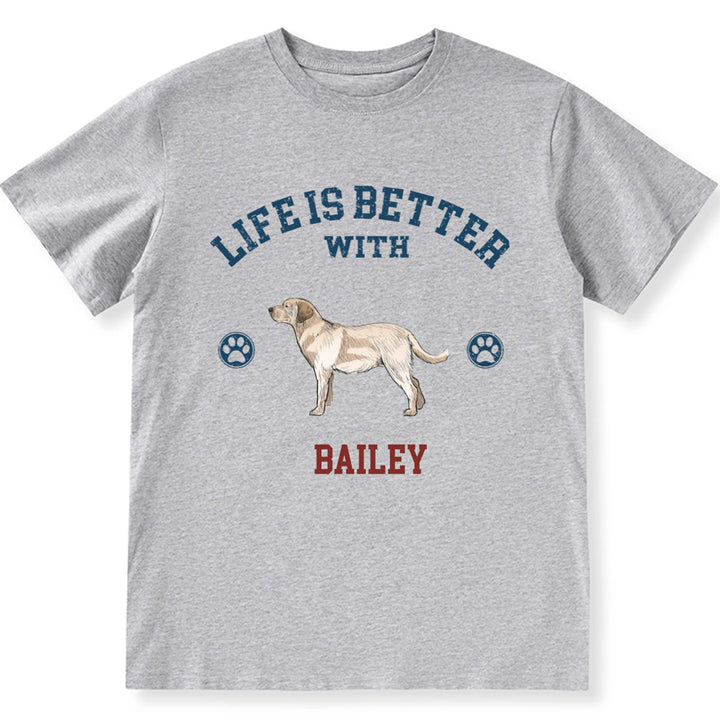 Life Is Better Retro - Personalized Custom Unisex T-shirt