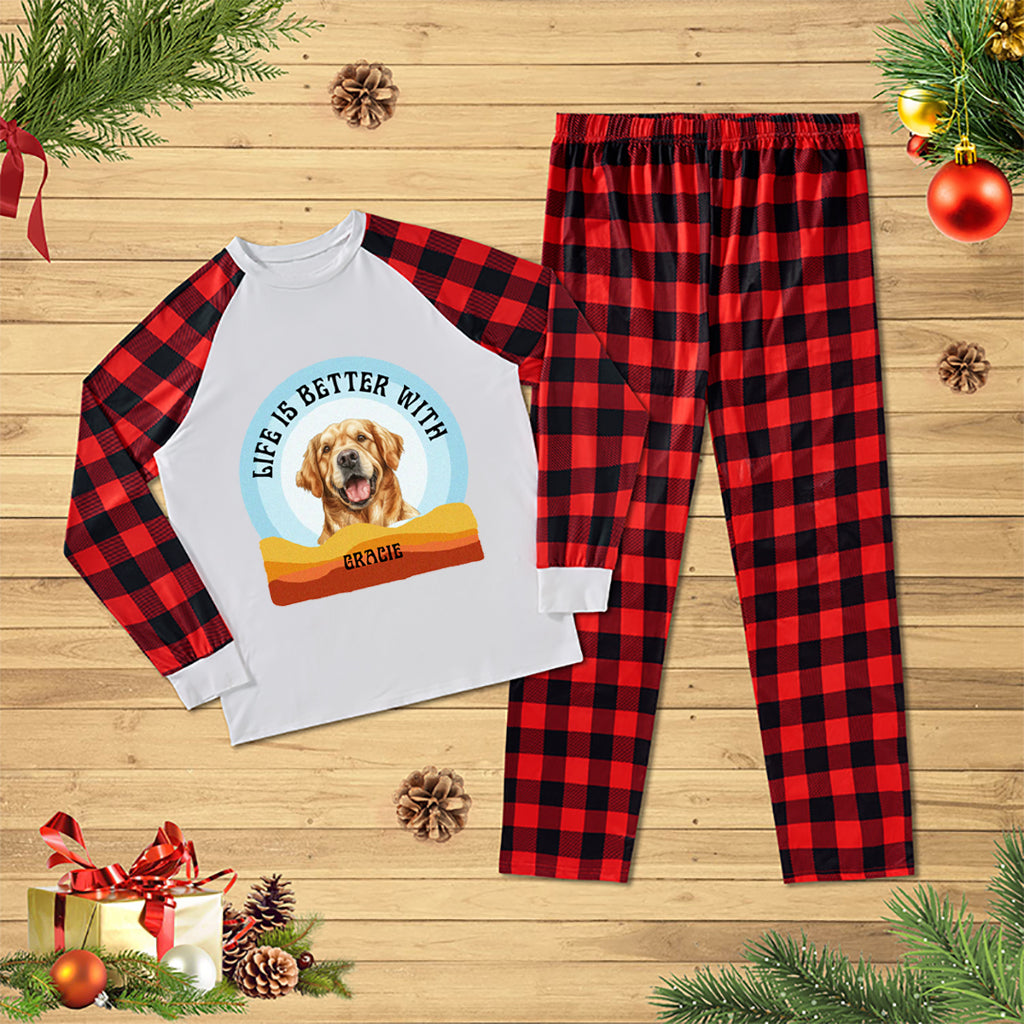 Life is Better - Personalized Custom Christmas Pajama Set