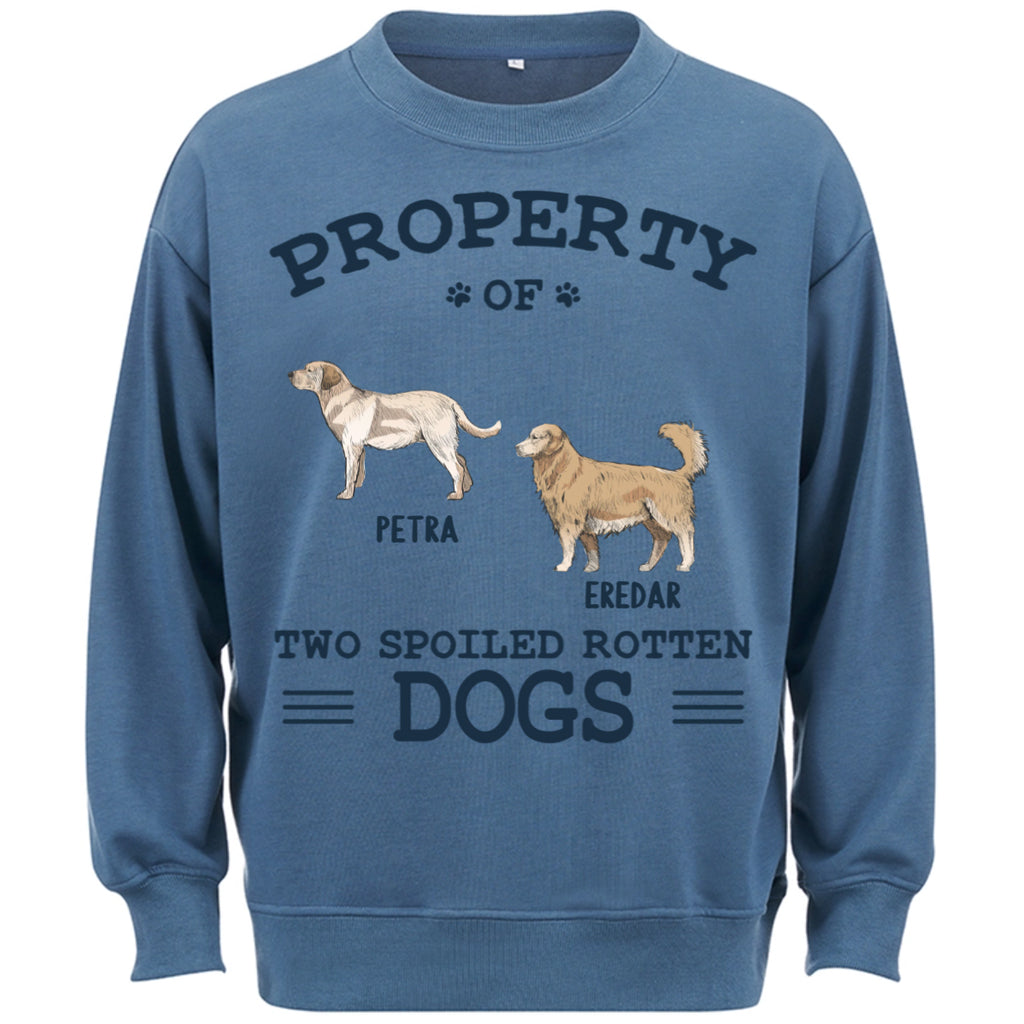 The Spoiled Rotten Dogs - Personalized Custom Sweatshirt