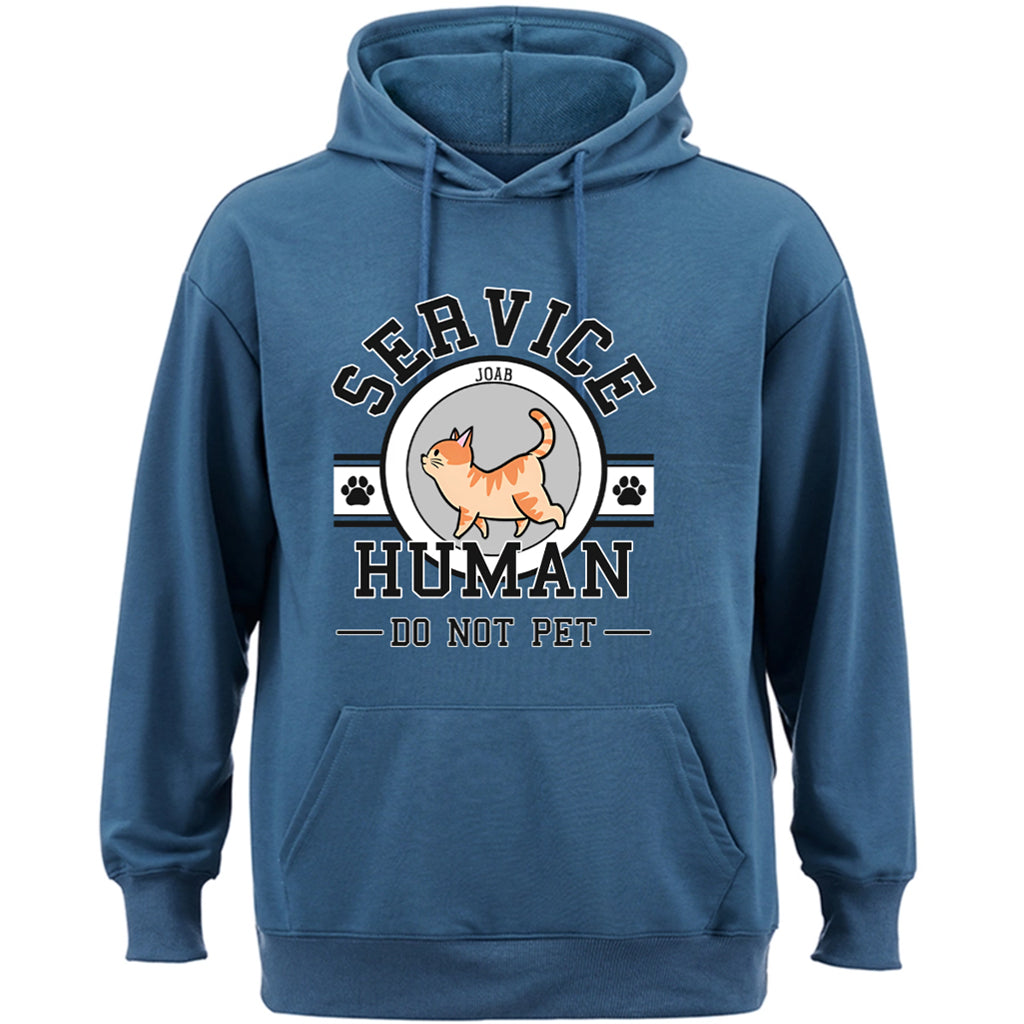 Service Human, Do Not Pet 7 - Personalized  Custom Hoodie