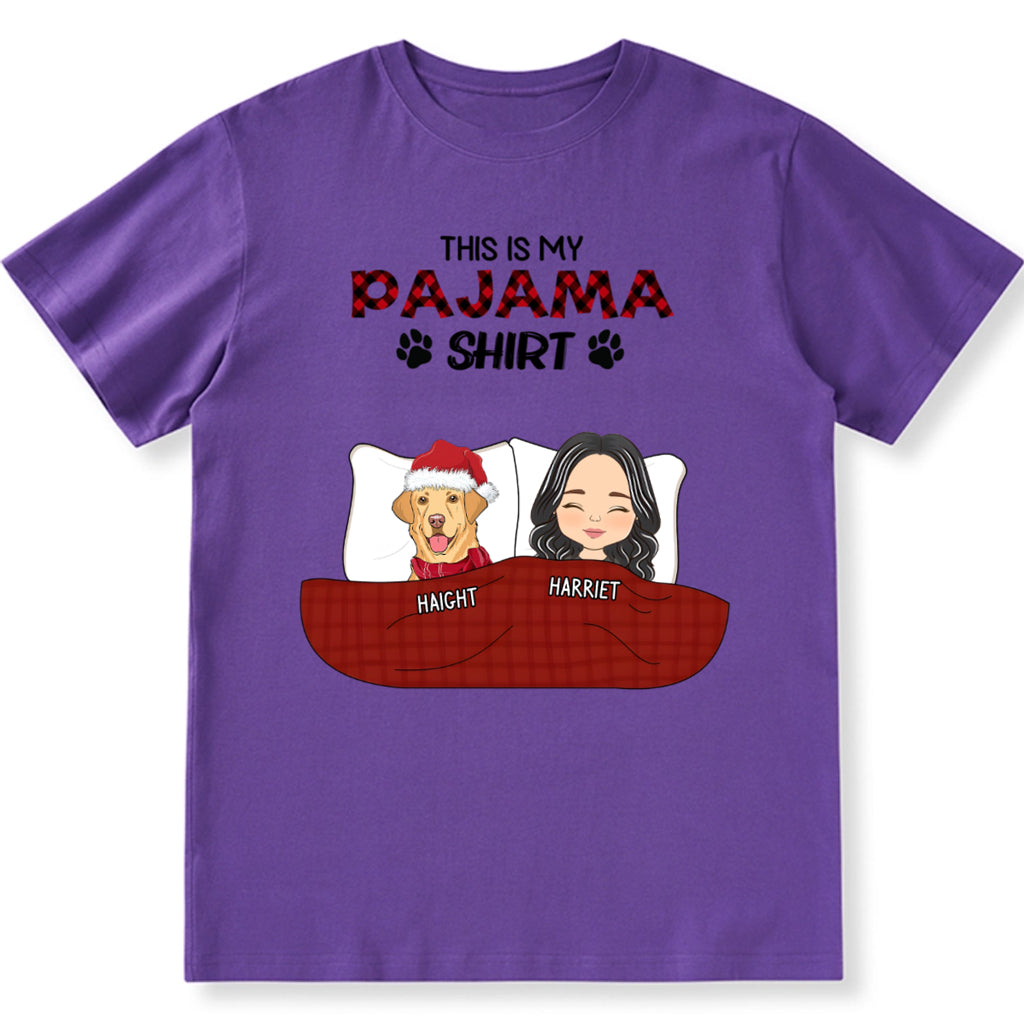 This Is My Christmas Pawjama - Personalized Custom Unisex T-shirt