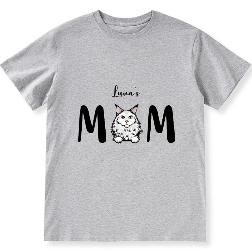 Cat Mom 2 - Personalized Custom Unisex T-shirt