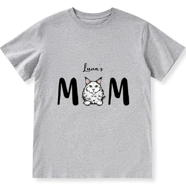 Cat Mom 2 - Personalized Custom Unisex T-shirt