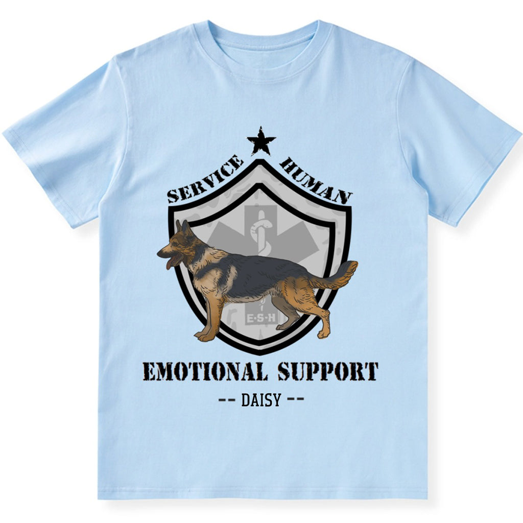 Emotional Support Human - Personalized Custom Unisex T-shirt