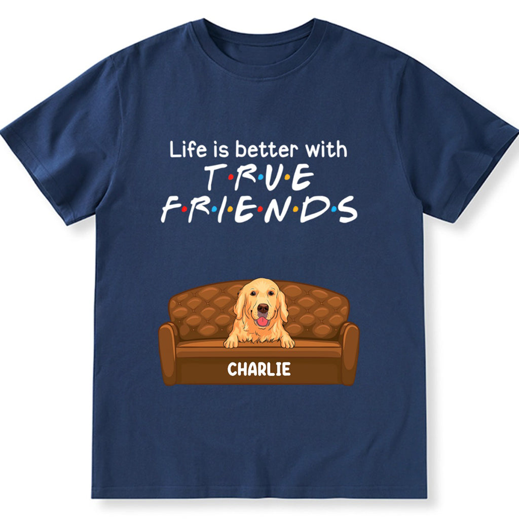 True Friends - Personalized Custom Unisex T-shirt