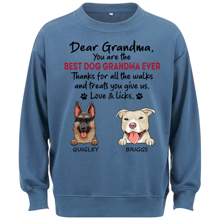 Walks And Treats - Personalized Custom Sweatshirt