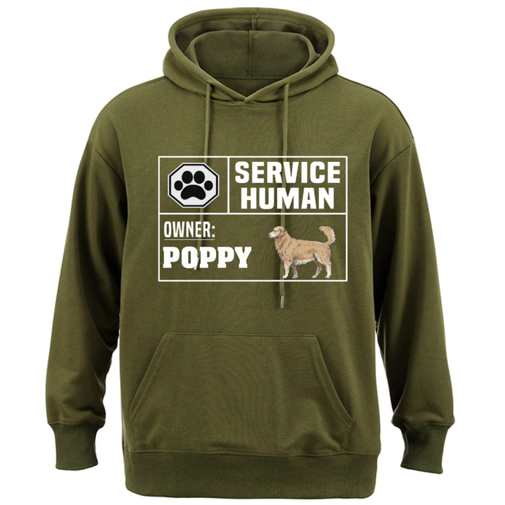 Service Human Logo 3 - Personalized Custom Hoodie