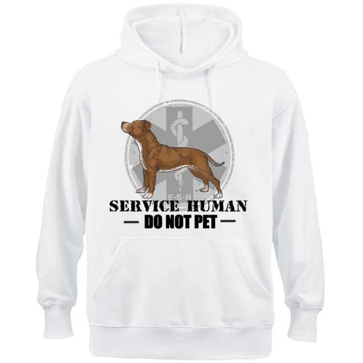 Service Human, Do Not Pet 13 - Personalized  Custom Hoodie