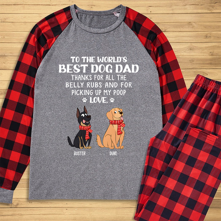 Best Dog Mom/Dad 1 - Personalized Custom Christmas Pajama Set