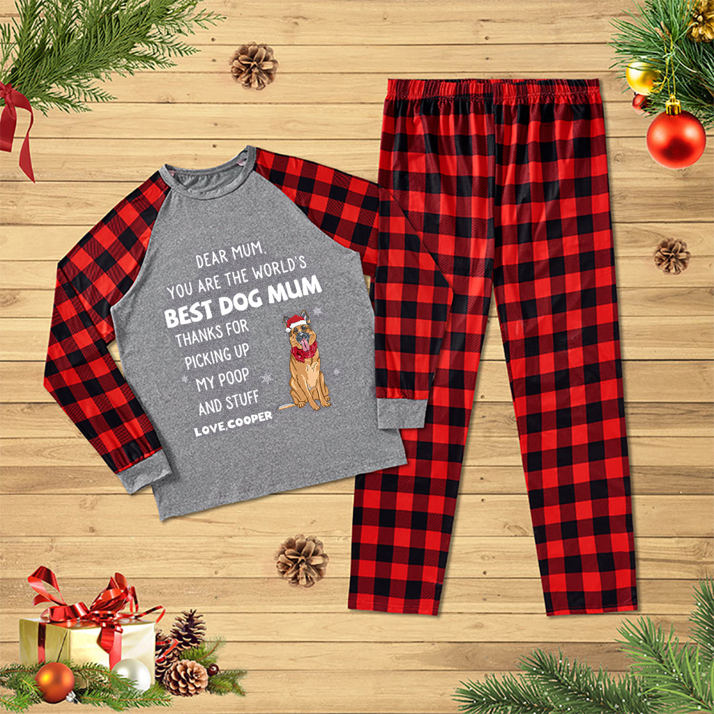 Thank You Dad/Mom - Personalized Custom Christmas Pajama Set