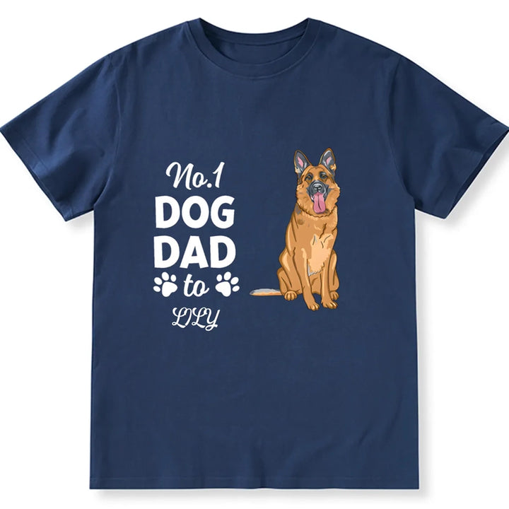 No.1 Dog Mom/Dad - Personalized Custom Unisex T-shirt