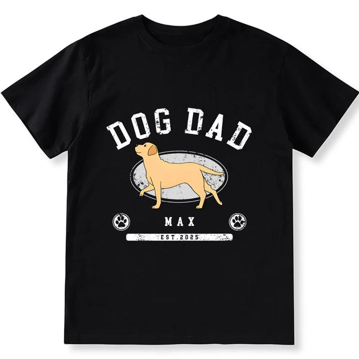 Dog Mom/Dad Est - Personalized Custom Unisex T-shirt