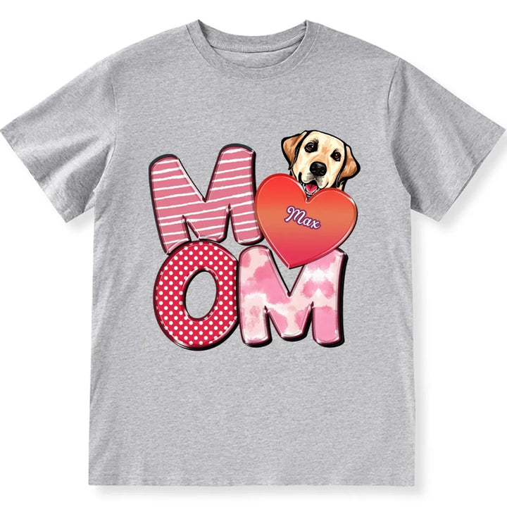 Dog Mom Love - Personalized Custom Unisex T-shirt