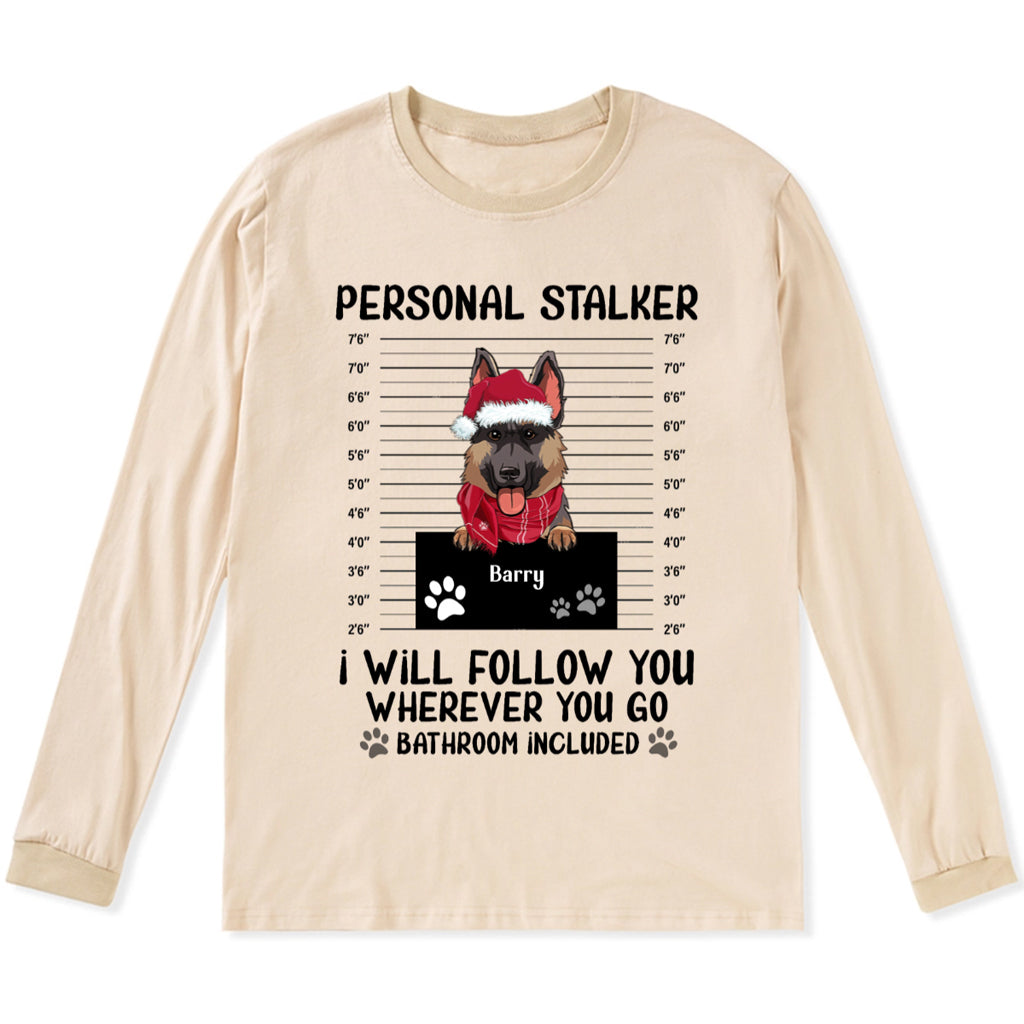 Personal Stalker 3 - Personalized Custom Christmas Long Sleeve T-shirt