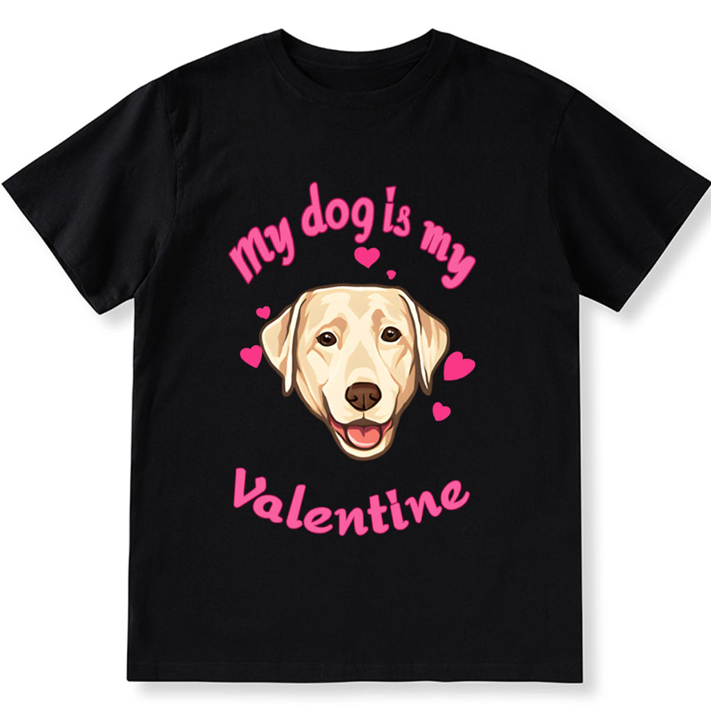 Valentine's Day Dog Lover - Personalized Custom Unisex T-shirt