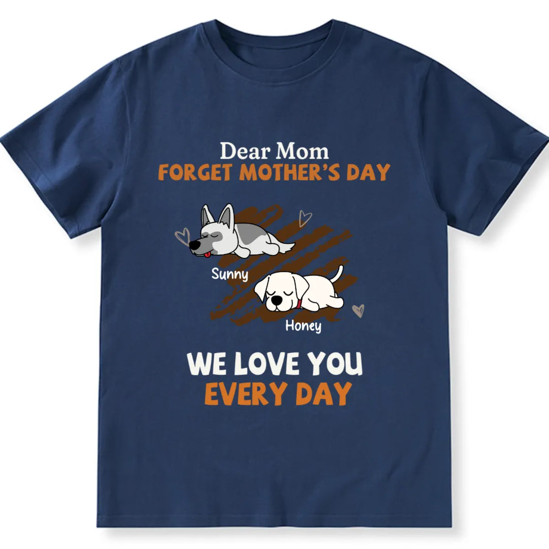 Woof My Dad Every Day - Personalized Custom Unisex T-shirt