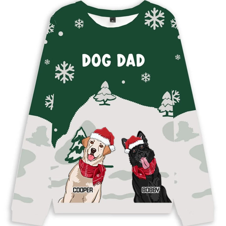 Cozy Pawlidays With Pet - Personalized Custom Christmas Ugly Sweatshirt