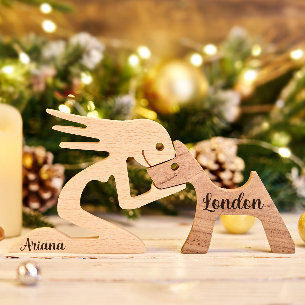 The Love Between You And Your Fur-Friend - Personalized Custom Christmas Table Ornaments