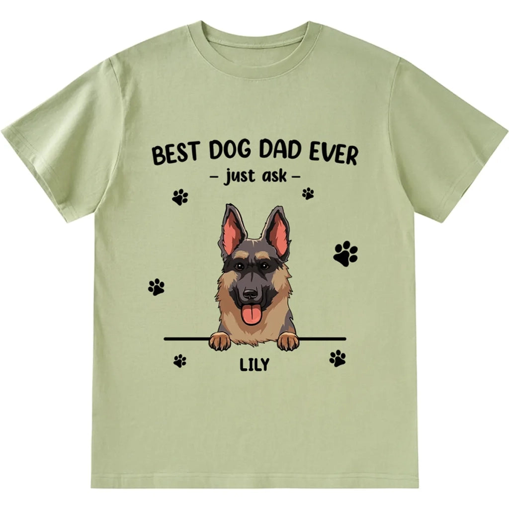 Best Dog Mom/Dad - Personalized Custom Unisex T-shirt