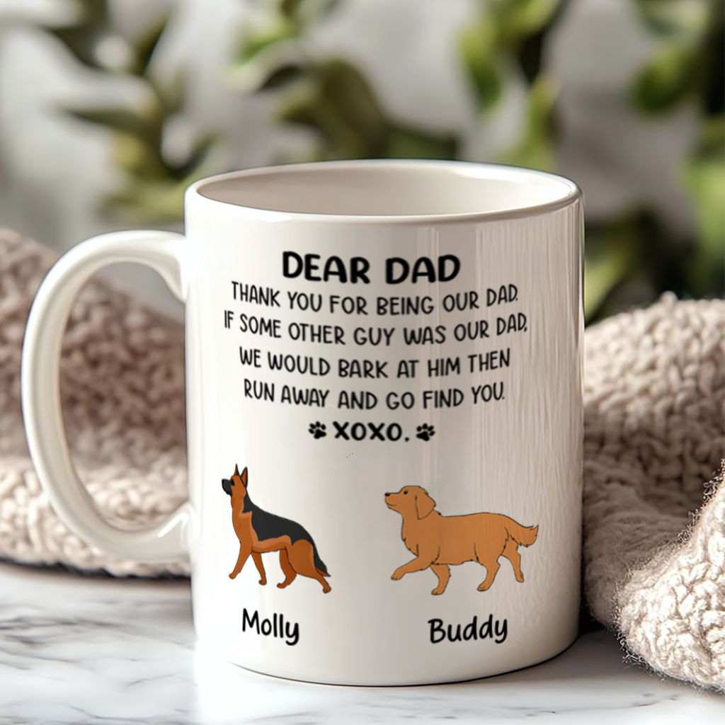 Dear Mom Xoxo - Personalized Custom Coffee Mug