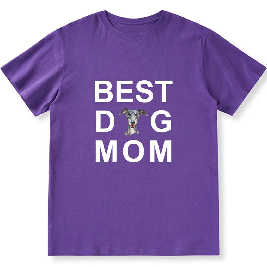 Best Dog Mom 4 - Personalized Custom Unisex T-shirt