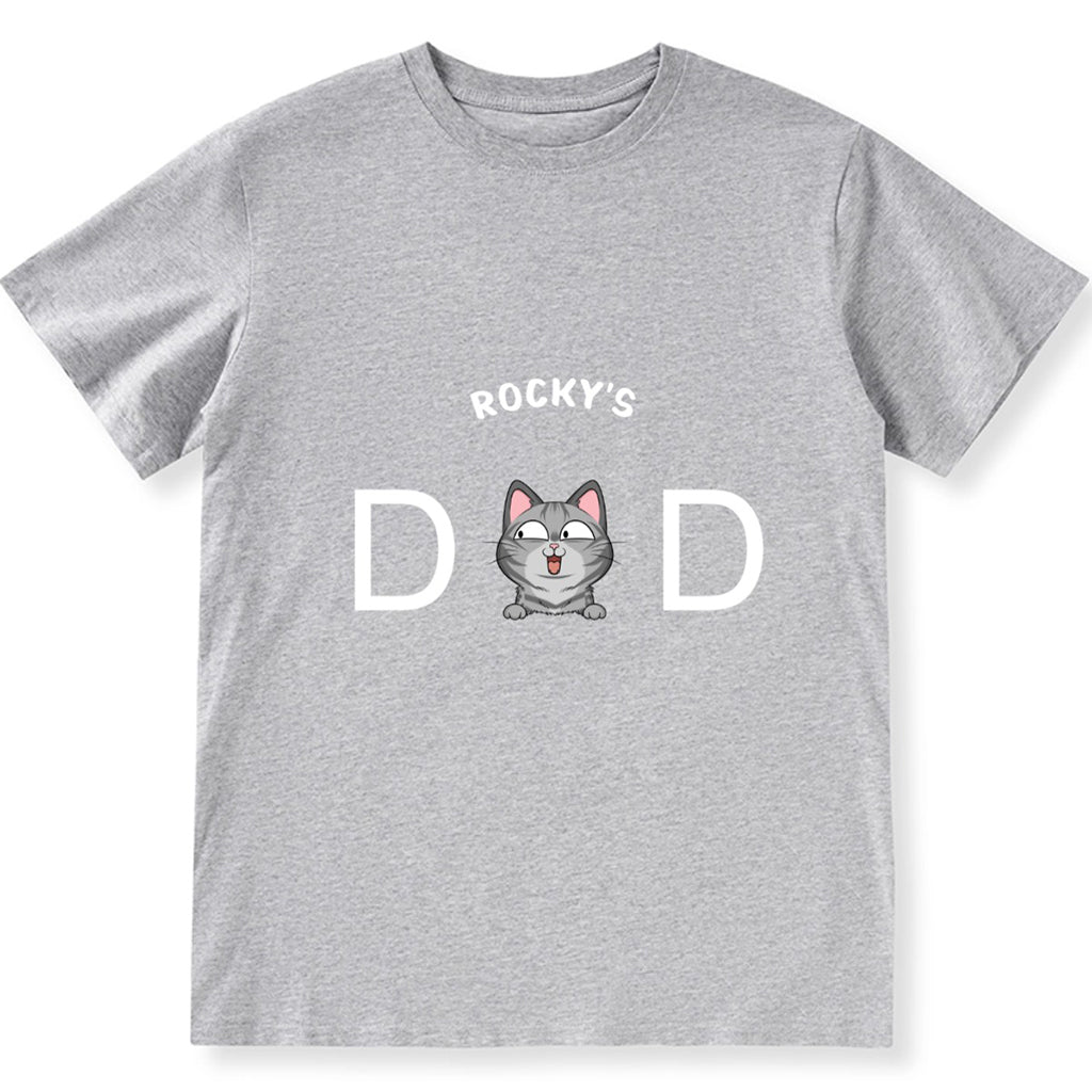 Cat Dad - Personalized Custom Unisex T-shirt