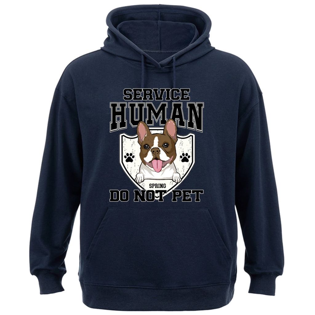 Service Human, Do Not Pet 10 - Personalized  Custom Hoodie