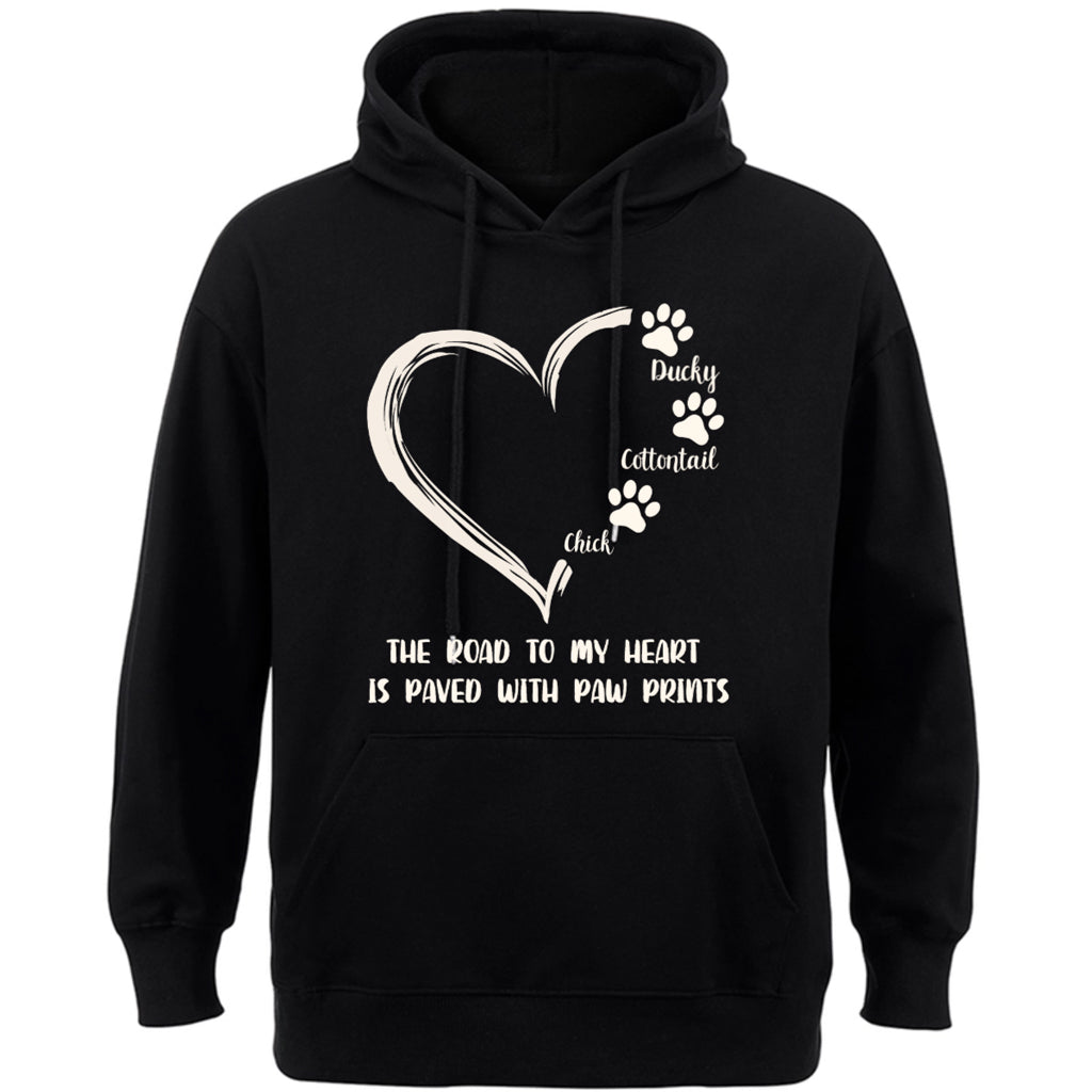 The Road To Heart - Personalized Custom Hoodie