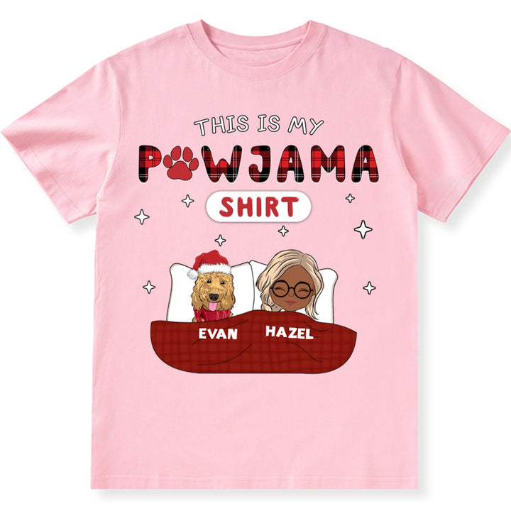 Christmas Pet Pawjama Shirt Pet Version - Personalized Custom Unisex T-shirt