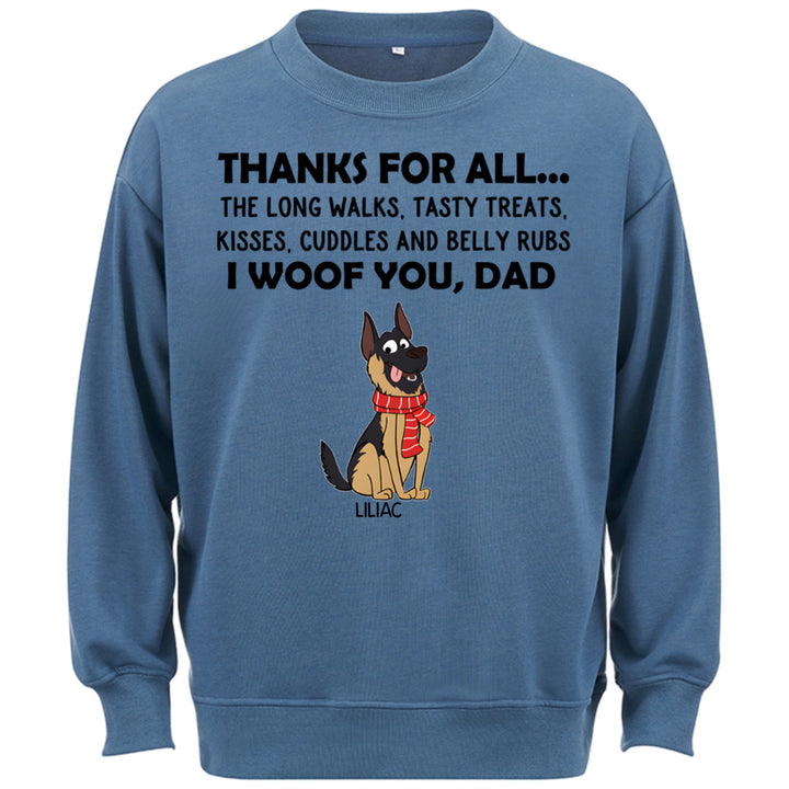 Thanks For All... - Personalized Custom Christmas Sweatshirt