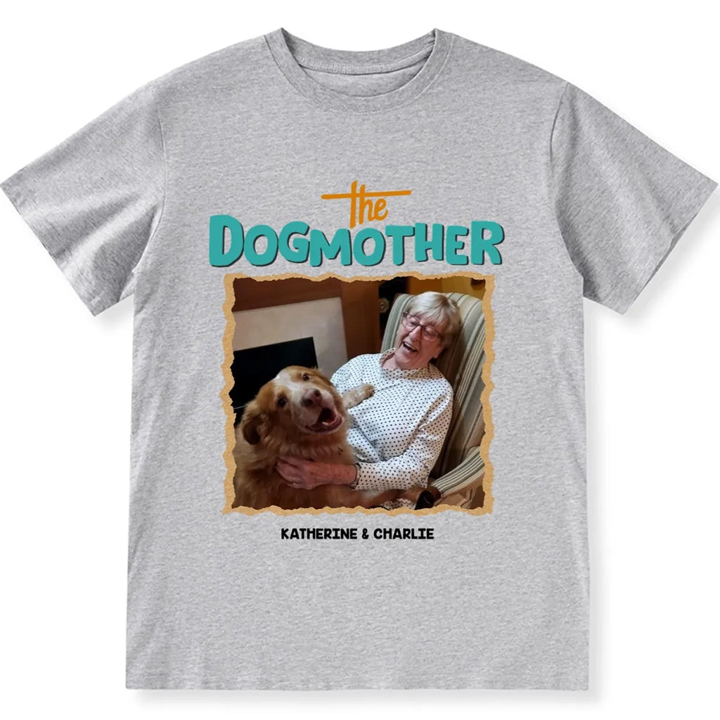 Dog Mom Photo - Personalized Custom Unisex T-shirt