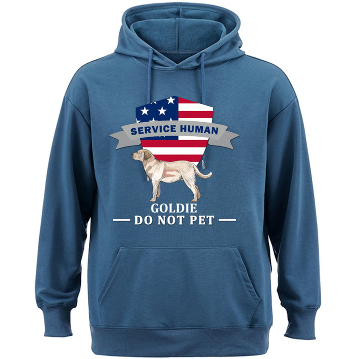 Service Human, Do Not Pet 11 - Personalized  Custom Hoodie