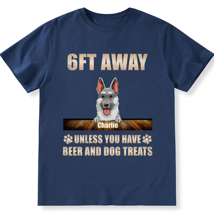 "Get away" and Dog Treats - Personalized Custom Unisex T-shirt