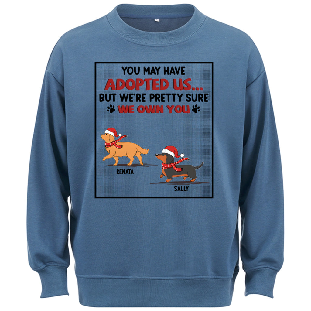 We Are Pretty Sure We Own You -Personalized Custom Christmas Sweatshirt