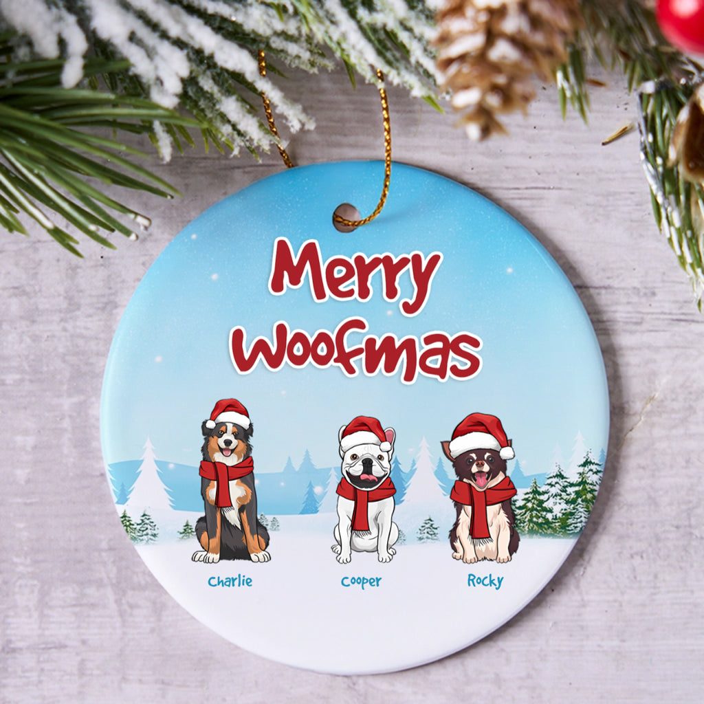 Happy Pawliday - Personalized Christmas Ornament