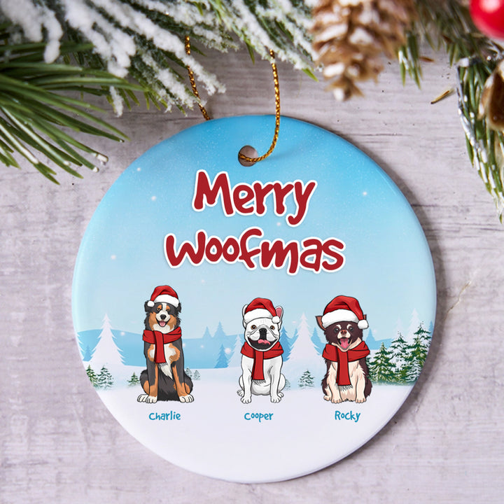 Happy Pawliday - Personalized Christmas Ornament