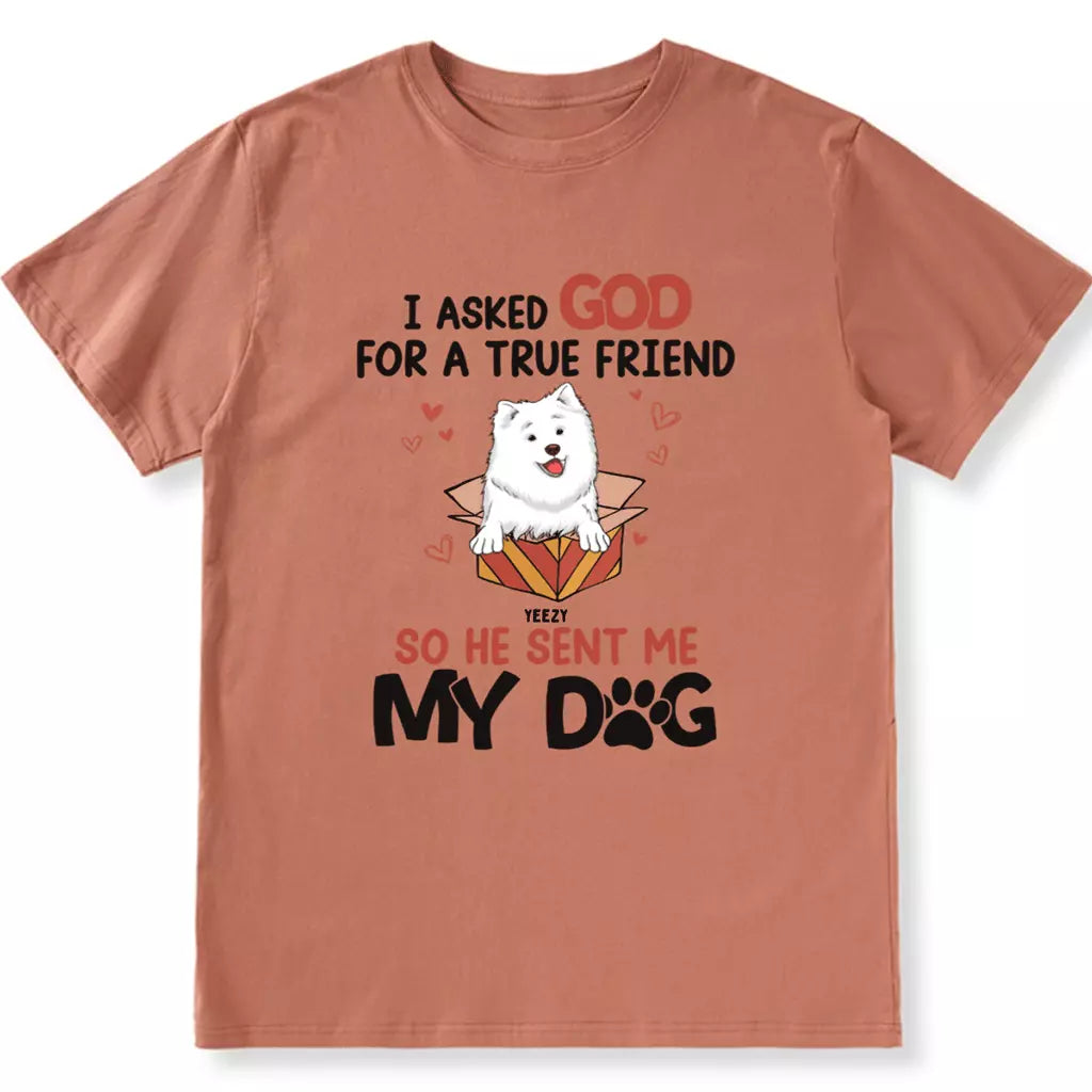 Asked For A True Friend - Personalized Custom Unisex T-shirt