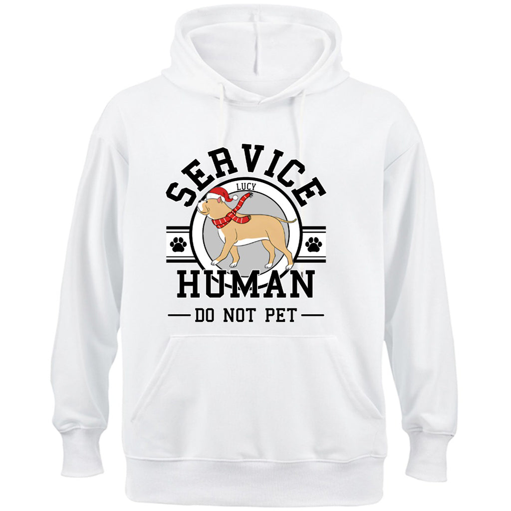 Special Edition Christmas: Service Human, Do Not Pet Christmas Version - Personalized Custom Hoodie