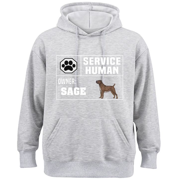 Service Human Logo 3 - Personalized Custom Hoodie