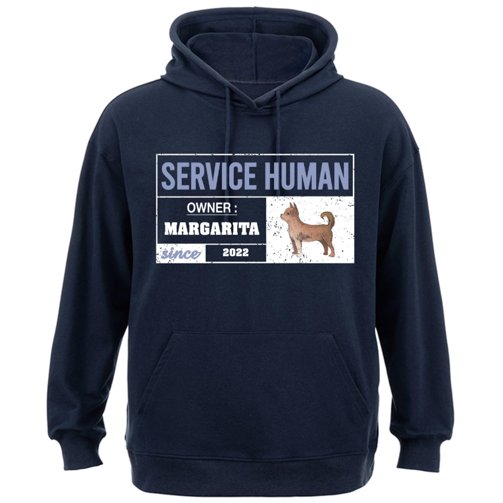 Service Human Logo 4 - Personalized Custom Hoodie